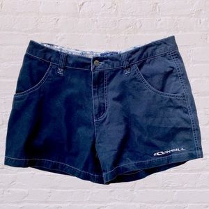 O’Neill Ladies Navy Blue Mid-rise Shorts